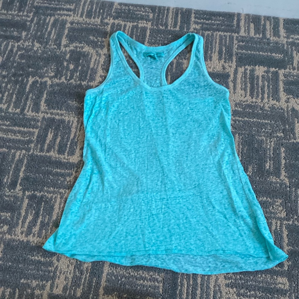 American Eagle Outfitters Blue Sleeveless Tank Top